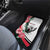 Sudan Car Mats Sudanese Secretary Bird With Hibiscus - Wonder Print Shop