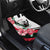 Sudan Car Mats Sudanese Secretary Bird With Hibiscus - Wonder Print Shop