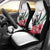 Sudan Car Seat Cover Sudanese Secretary Bird With Hibiscus - Wonder Print Shop