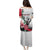 Personalized Sudan Family Matching Puletasi and Hawaiian Shirt Sudanese Secretary Bird With Hibiscus - Wonder Print Shop