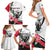 Personalized Sudan Family Matching Short Sleeve Bodycon Dress and Hawaiian Shirt Sudanese Secretary Bird With Hibiscus - Wonder Print Shop