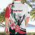 Personalized Sudan Hawaiian Shirt Sudanese Secretary Bird With Hibiscus - Wonder Print Shop