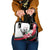 Sudan Shoulder Handbag Sudanese Secretary Bird With Hibiscus - Wonder Print Shop