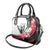 Sudan Shoulder Handbag Sudanese Secretary Bird With Hibiscus - Wonder Print Shop
