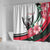 Sudan Shower Curtain Sudanese Secretary Bird With Hibiscus - Wonder Print Shop