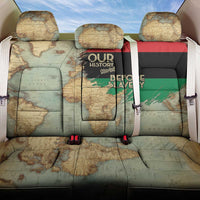 Pan African Flag Day Back Car Seat Cover Our History Started Before Slavery - Wonder Print Shop