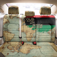 Pan African Flag Day Back Car Seat Cover Our History Started Before Slavery - Wonder Print Shop