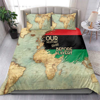 Pan African Flag Day Bedding Set Our History Started Before Slavery - Wonder Print Shop