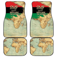 Pan African Flag Day Car Mats Our History Started Before Slavery - Wonder Print Shop