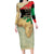 Pan African Flag Day Long Sleeve Bodycon Dress Our History Started Before Slavery - Wonder Print Shop