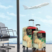 Pan African Flag Day Luggage Cover Our History Started Before Slavery - Wonder Print Shop