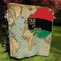 Pan African Flag Day Quilt Our History Started Before Slavery - Wonder Print Shop