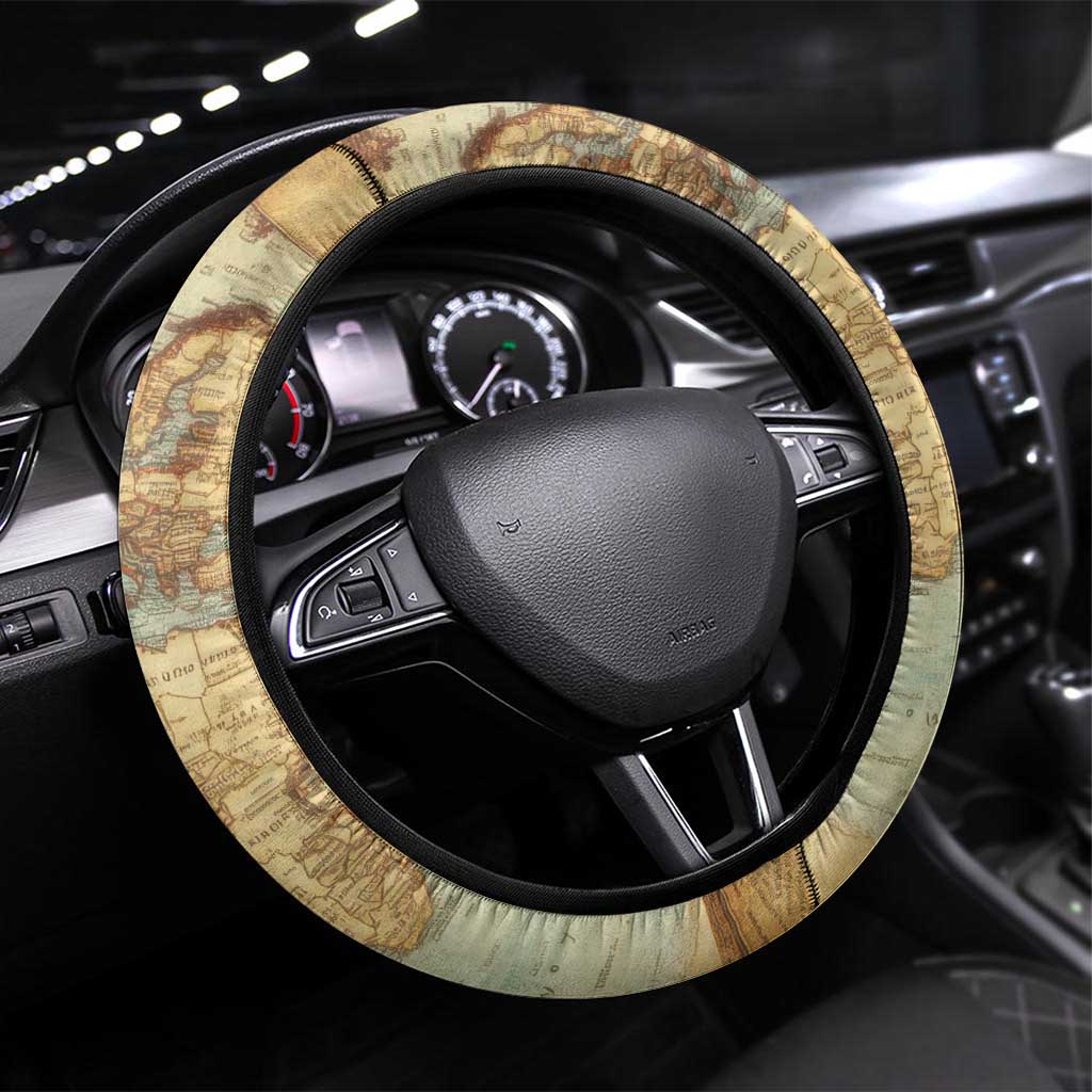 Pan African Flag Day Steering Wheel Cover Our History Started Before Slavery - Wonder Print Shop