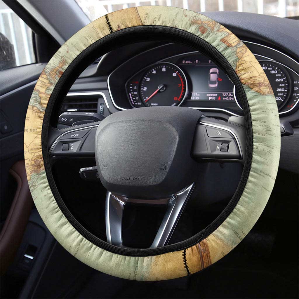 Pan African Flag Day Steering Wheel Cover Our History Started Before Slavery - Wonder Print Shop