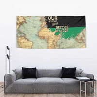 Pan African Flag Day Tapestry Our History Started Before Slavery - Wonder Print Shop