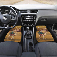 Morocco Christmas in Sahara Car Mats Black Santa Riding Camel - Wonder Print Shop