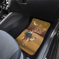 Morocco Christmas in Sahara Car Mats Black Santa Riding Camel - Wonder Print Shop