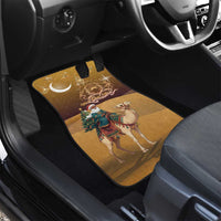 Morocco Christmas in Sahara Car Mats Black Santa Riding Camel - Wonder Print Shop