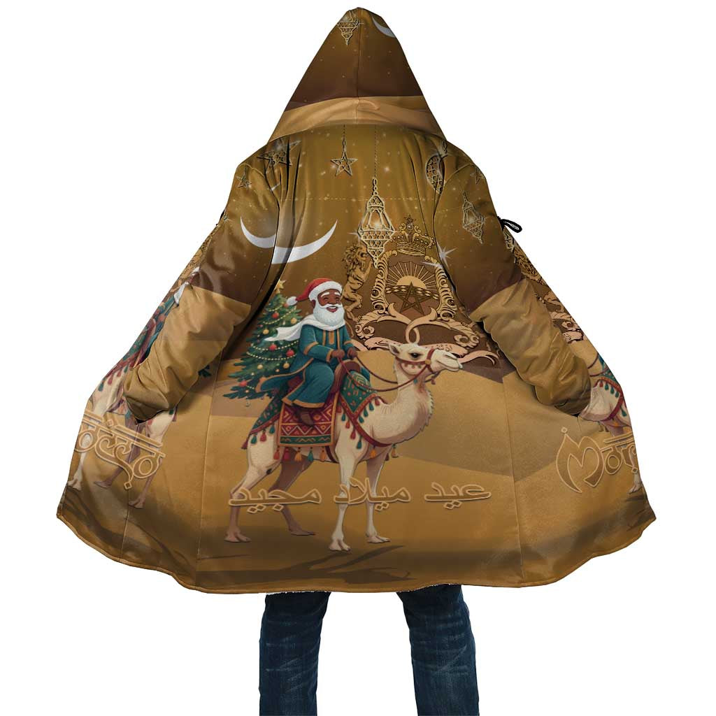 Morocco Christmas in Sahara Cloak Black Santa Riding Camel - Wonder Print Shop