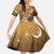 Morocco Christmas in Sahara Family Matching Mermaid Dress and Hawaiian Shirt Black Santa Riding Camel - Wonder Print Shop