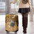 Morocco Christmas in Sahara Luggage Cover Black Santa Riding Camel - Wonder Print Shop