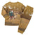 Morocco Christmas in Sahara Christmas Pajama Set Black Santa Riding Camel - Wonder Print Shop