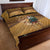 Morocco Christmas in Sahara Quilt Bed Set Black Santa Riding Camel - Wonder Print Shop