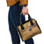 Morocco Christmas in Sahara Shoulder Handbag Black Santa Riding Camel - Wonder Print Shop