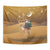 Morocco Christmas in Sahara Tapestry Black Santa Riding Camel - Wonder Print Shop