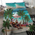 Liberia Christmas Bedding Set Santa Chill on Tropical Beach - Wonder Print Shop