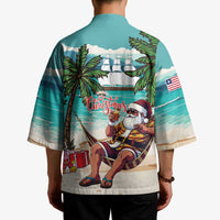 Liberia Christmas Kimono Santa Chill on Tropical Beach - Wonder Print Shop