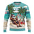 Liberia Christmas Ugly Christmas Sweater Santa Chill on Tropical Beach - Wonder Print Shop