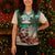 Liberia Christmas Knitted V-Neck Vest Santa Chill on Tropical Beach - Wonder Print Shop
