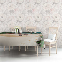 Liberia Christmas Tablecloth Santa Chill on Tropical Beach - Wonder Print Shop