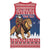 Personalized Liberia Christmas Basketball Jersey Black Santa Riding Lion - Merry Christmas - Wonder Print Shop