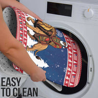 Liberia Christmas Bathroom Set Black Santa Riding Lion - Merry Christmas - Wonder Print Shop