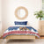 Liberia Christmas Bedding Set Black Santa Riding Lion - Merry Christmas - Wonder Print Shop