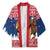 Personalized Liberia Christmas Kimono Black Santa Riding Lion - Merry Christmas - Wonder Print Shop