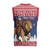 Personalized Liberia Christmas Knitted V-Neck Vest Black Santa Riding Lion - Merry Christmas - Wonder Print Shop