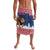 Personalized Liberia Christmas Lavalava Black Santa Riding Lion - Merry Christmas - Wonder Print Shop