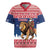 Personalized Liberia Christmas Rugby Jersey Black Santa Riding Lion - Merry Christmas - Wonder Print Shop