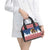 Liberia Christmas Shoulder Handbag Black Santa Riding Lion - Merry Christmas - Wonder Print Shop