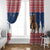 Liberia Christmas Window Curtain Black Santa Riding Lion - Merry Christmas - Wonder Print Shop
