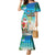 Mayotte Christmas Family Matching Mermaid Dress and Hawaiian Shirt Santa Chill on Tropical Beach - Wonder Print Shop
