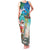 Mayotte Christmas Family Matching Tank Maxi Dress and Hawaiian Shirt Santa Chill on Tropical Beach - Wonder Print Shop