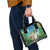 Mayotte Christmas Shoulder Handbag Santa Chill on Tropical Beach - Wonder Print Shop