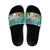 Mayotte Christmas Slide Sandals Santa Chill on Tropical Beach - Wonder Print Shop