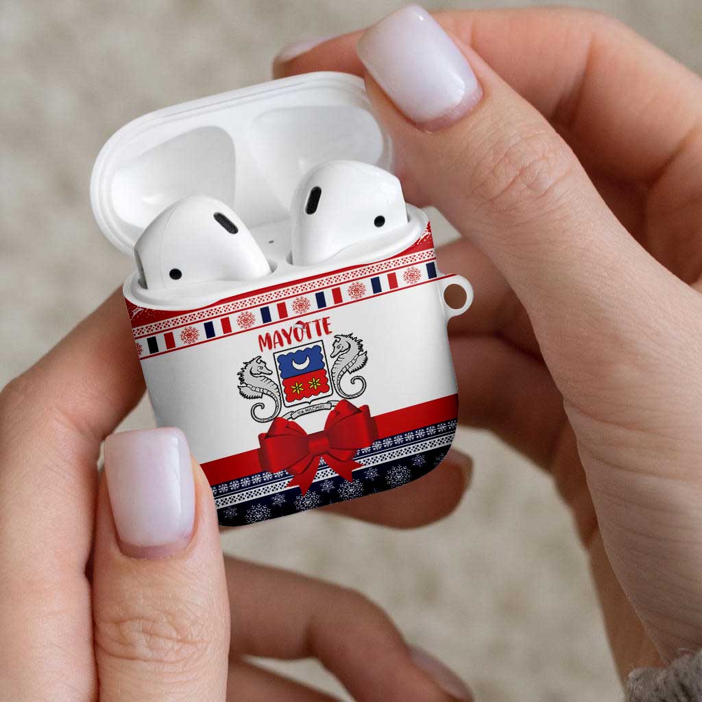 Mayotte Christmas AirPods Case Joyeux Noel - Wonder Print Shop