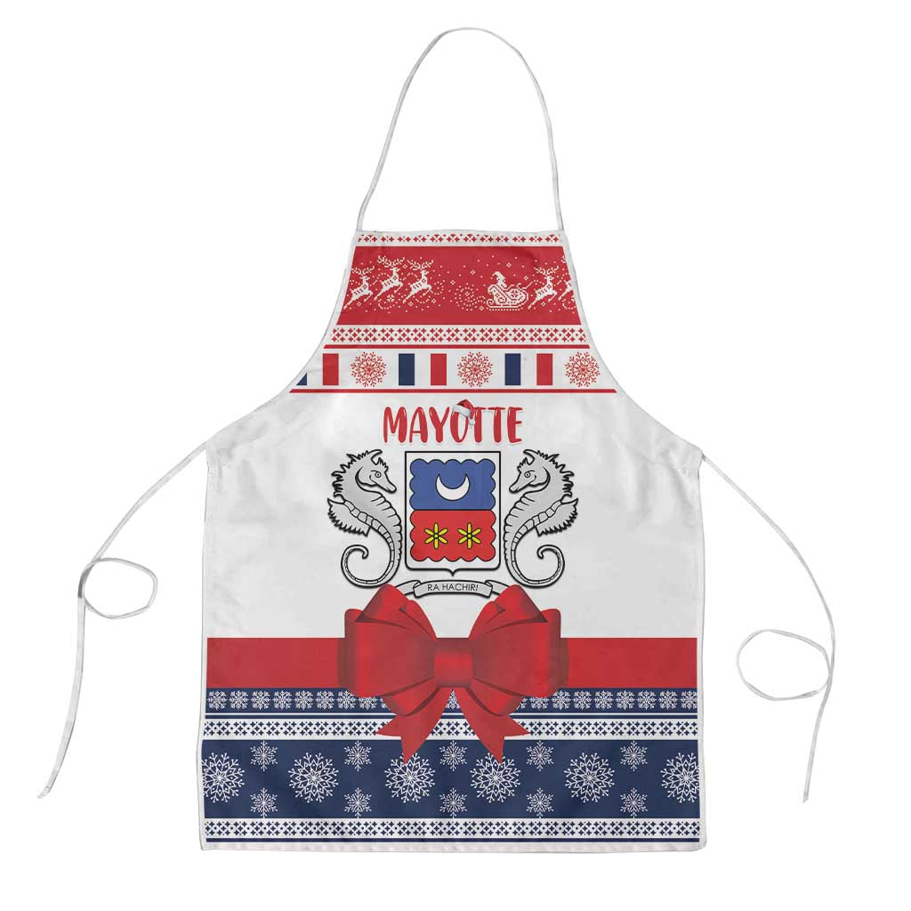 Mayotte Christmas Apron Joyeux Noel - Wonder Print Shop