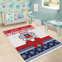 Mayotte Christmas Area Rug Joyeux Noel - Wonder Print Shop